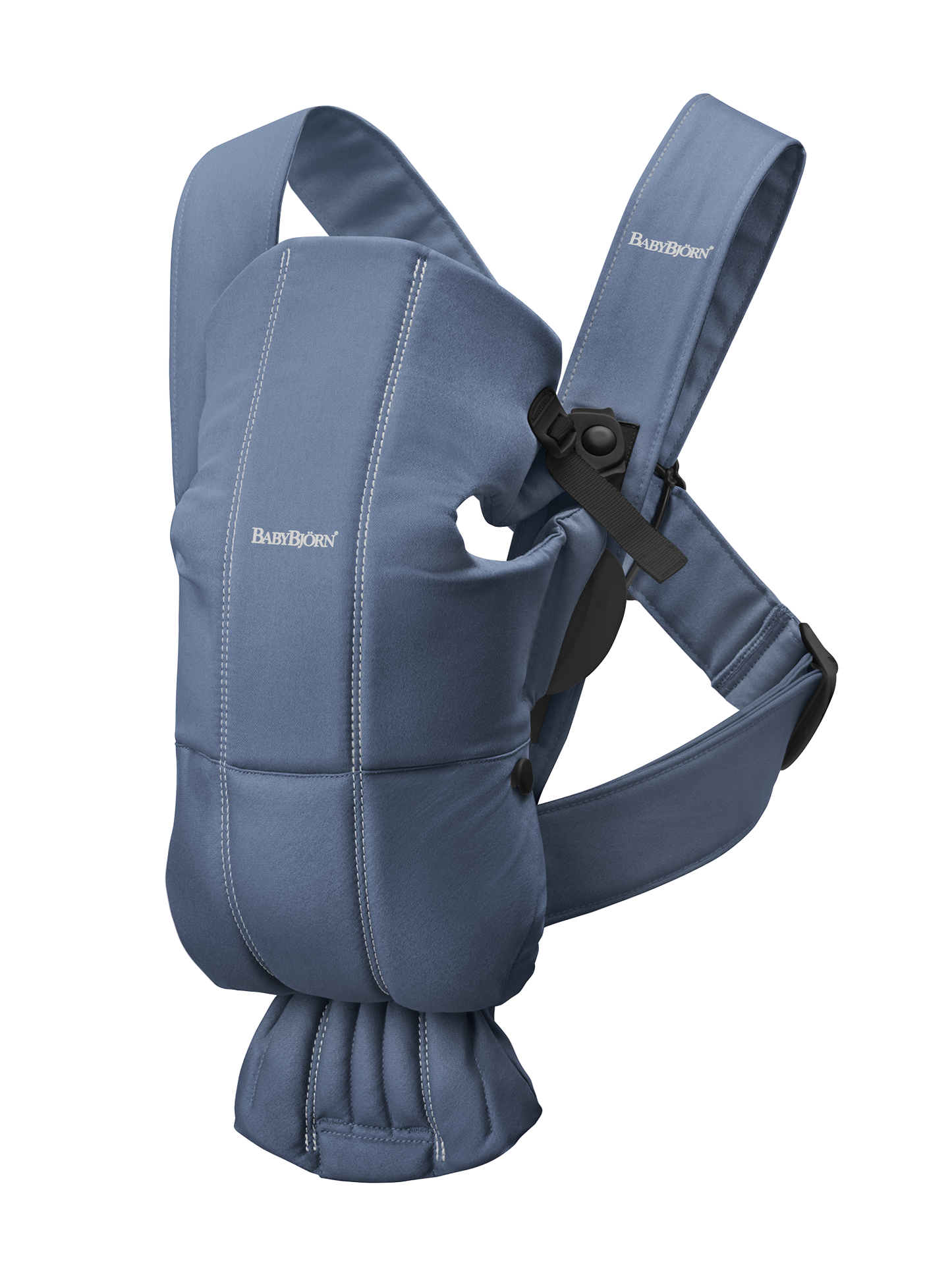 BABY CARRIER MINI IN WOVEN- Vintage Indigo
