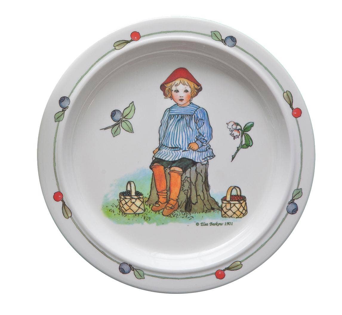 Elsa Beskow - "Peter in Blueberry Land" Plate