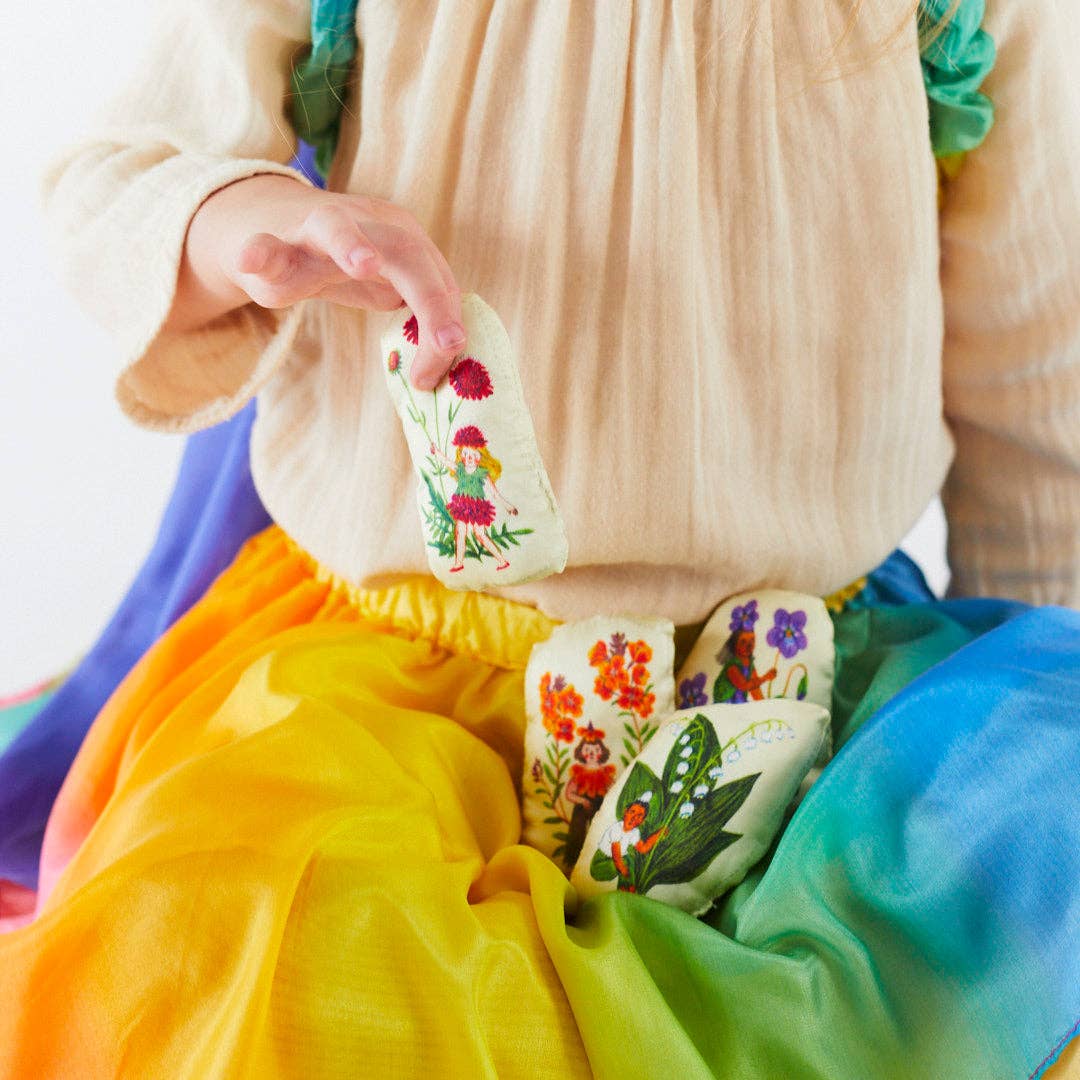 Stuffed Flower Fairies Set of 4