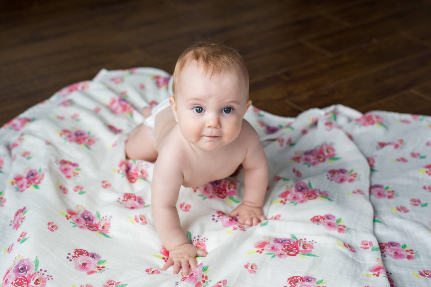 Deluxe Bamboo Swaddle - Posies