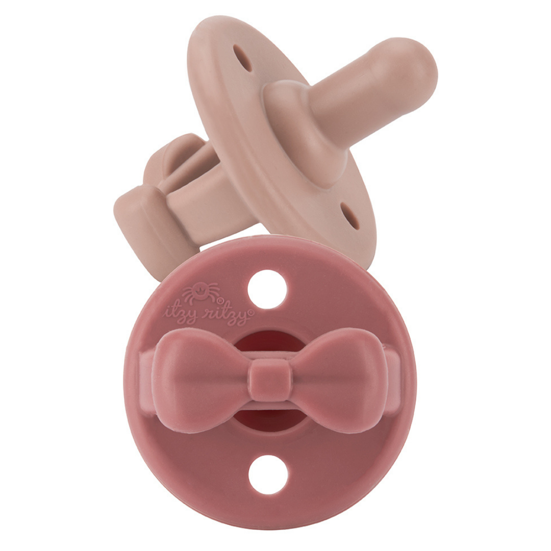 Sweetie Soother™ Pacifier Sets (2-pack): 6-18 M Pink Bows