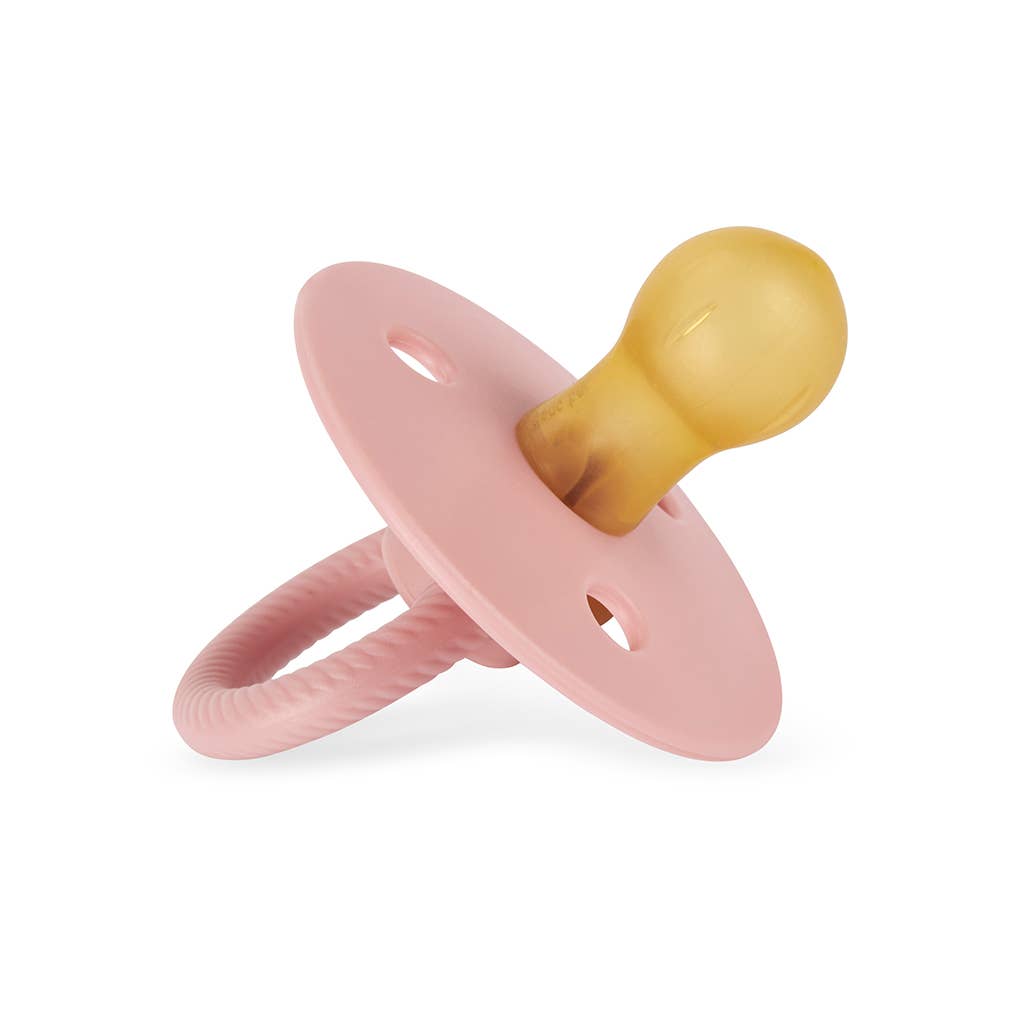 Itzy Soother™ Natural Rubber Paci Sets: Coconut + Toast 0-6