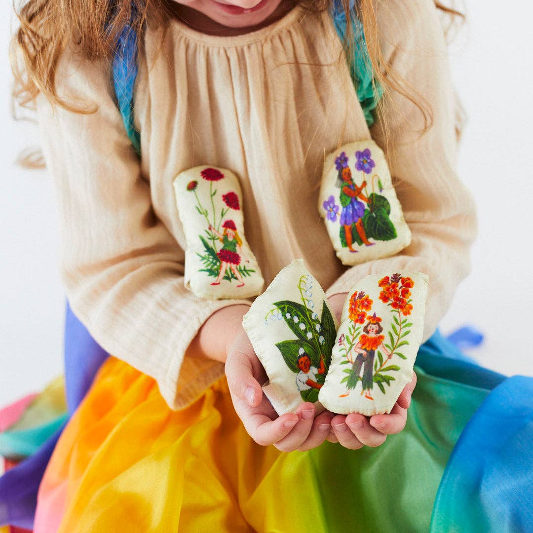 Stuffed Flower Fairies Set of 4