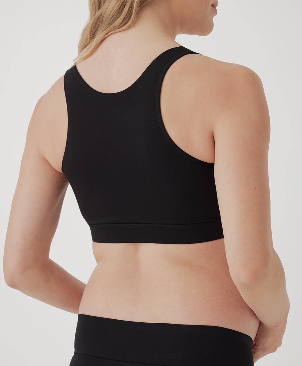 Women's Maternity Nursing Bralette: Frosty Green / X-Large