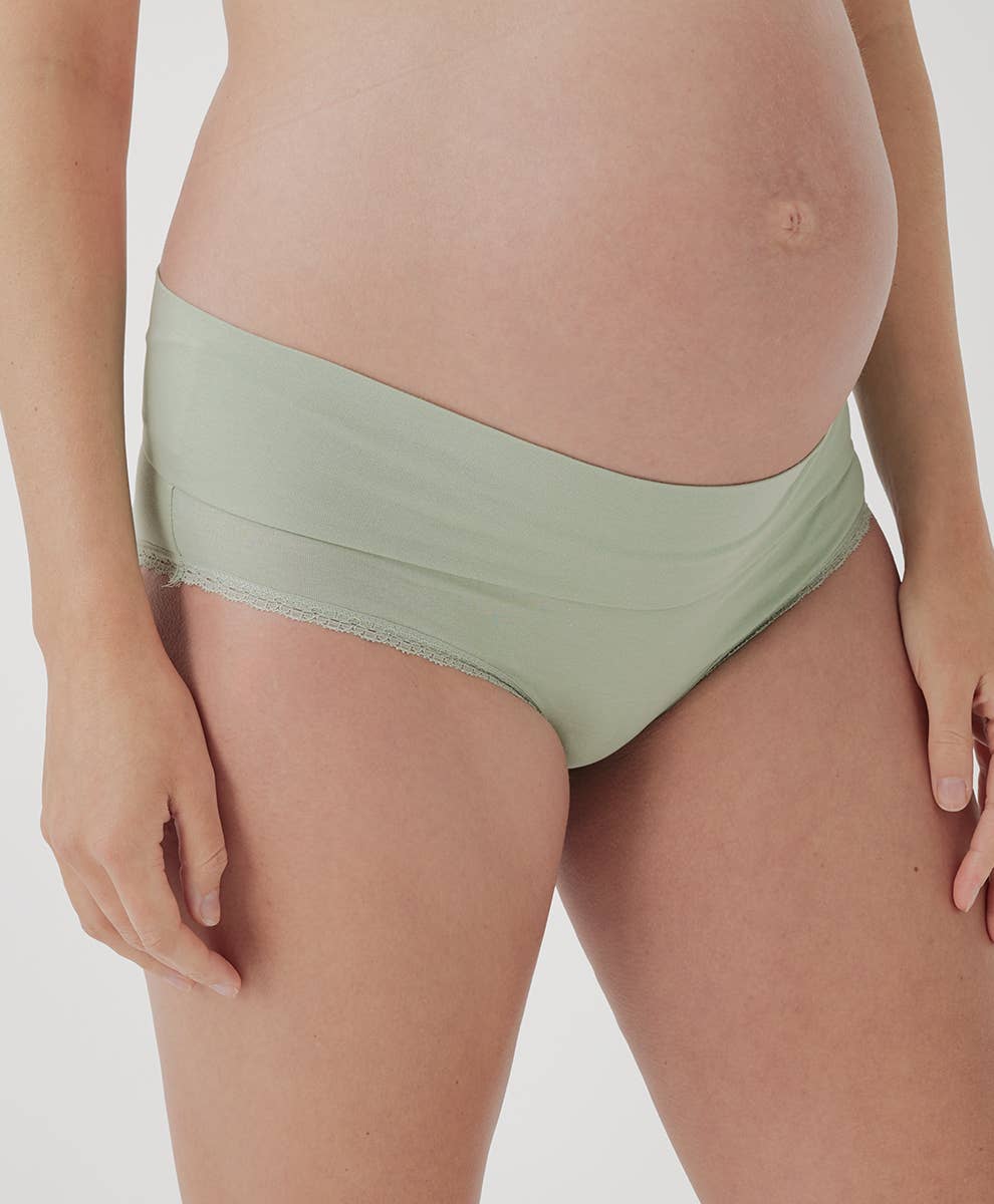 Women's Maternity Foldover Hipster 4-Pack: Spring Brights / Small