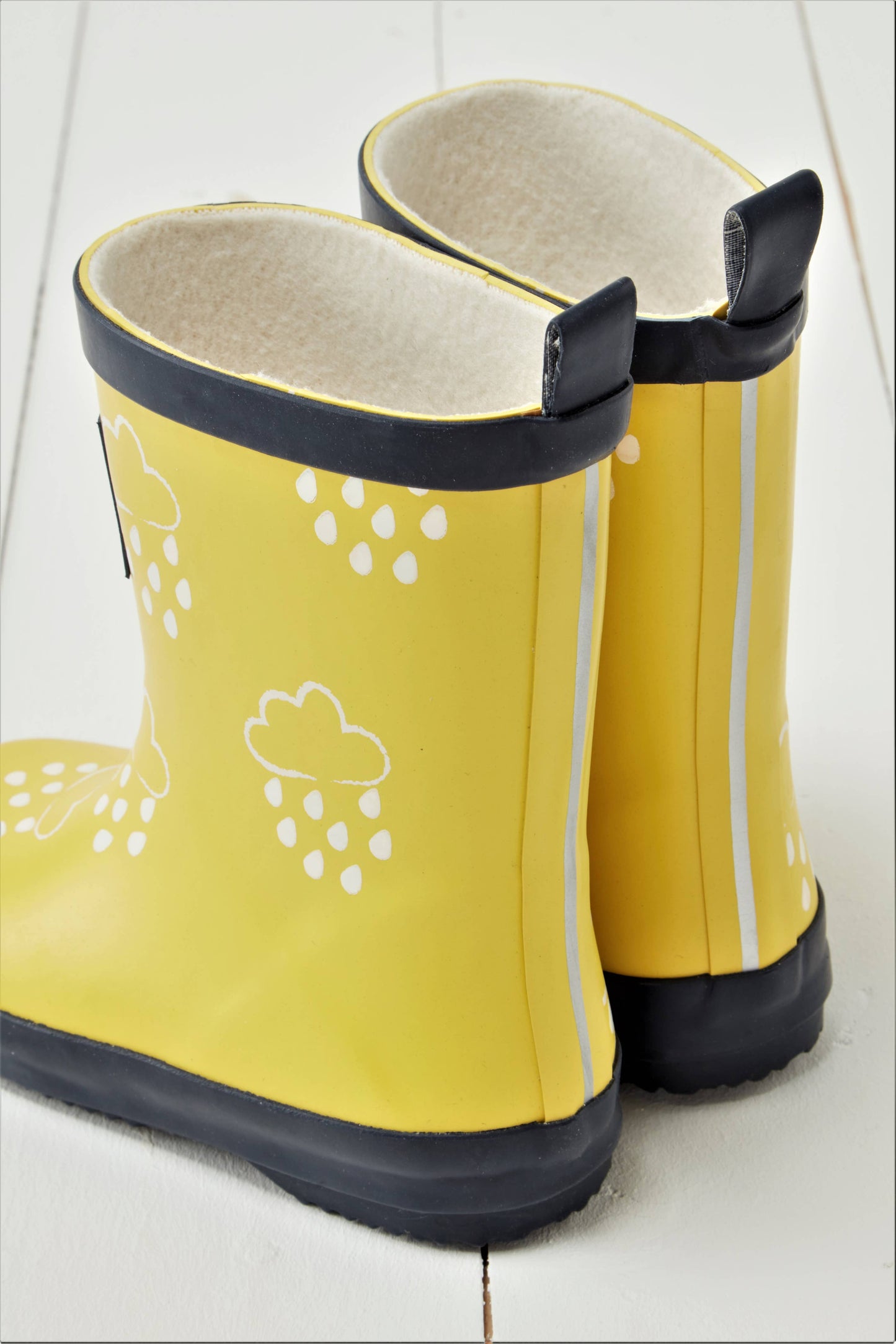 Kids Yellow Colour Changing Wellies: 7 infant