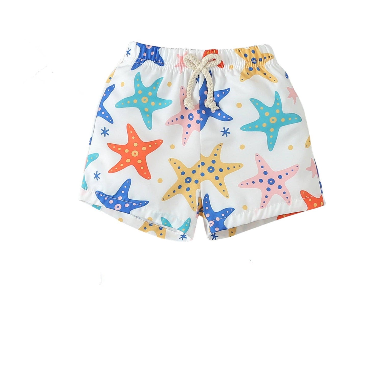 9M-4Y Toddler Boys Starfish Print Beach Shorts Wholesale Boys Clothing V3824031300090: Pattern 3 / 18-24months