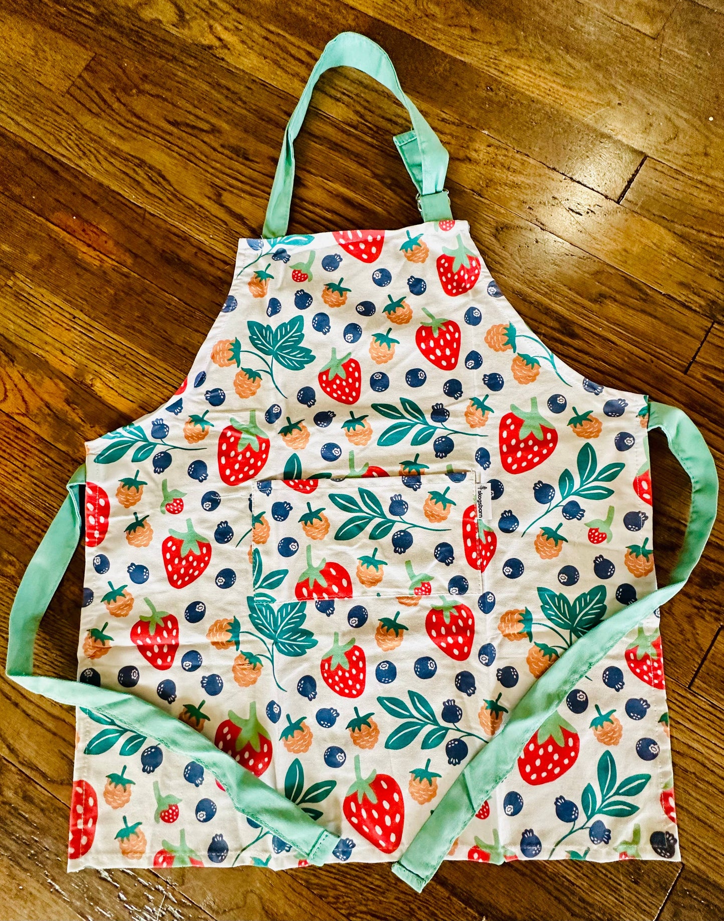 Wild Berries Cotton Children's Cooking Apron