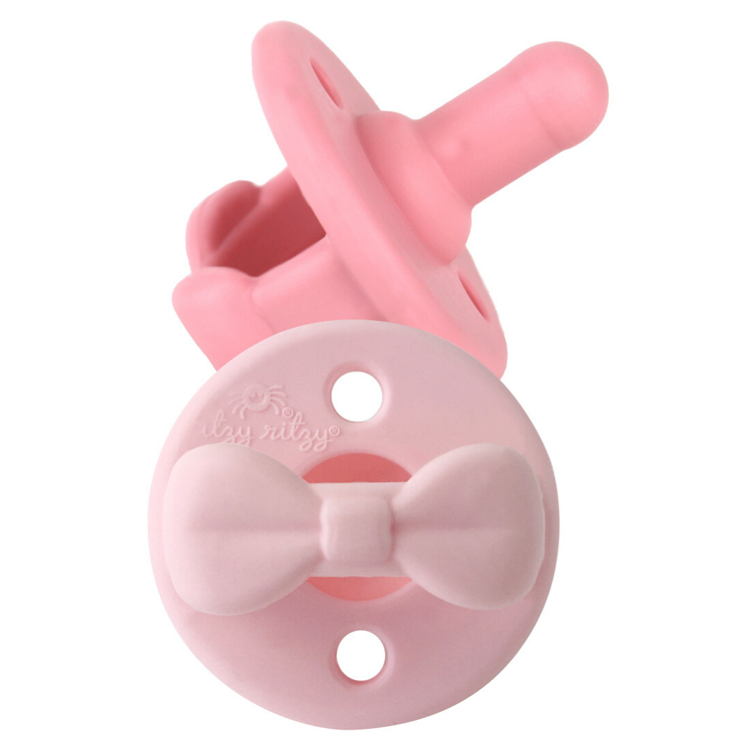 Sweetie Soother™ Pacifier Sets (2-pack): 6-18M Toast + Buttercream
