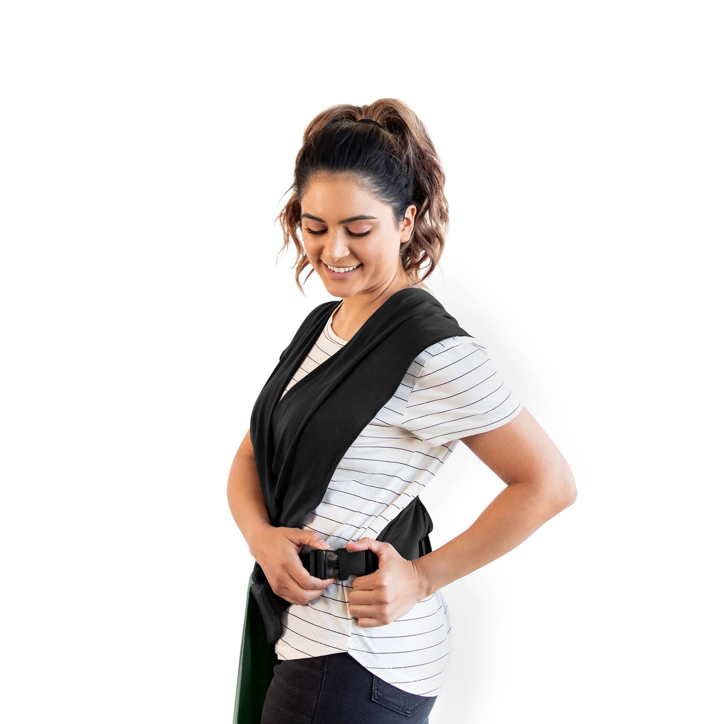 Moby Easy Wrap Olive/Onyx- ECOM BOX JUNE 2024