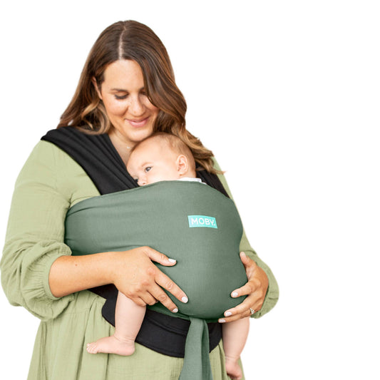 Moby Easy Wrap Olive/Onyx- ECOM BOX JUNE 2024