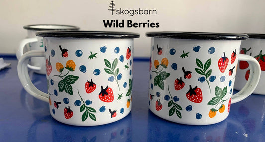Wild Berries 5oz Enamel Mug