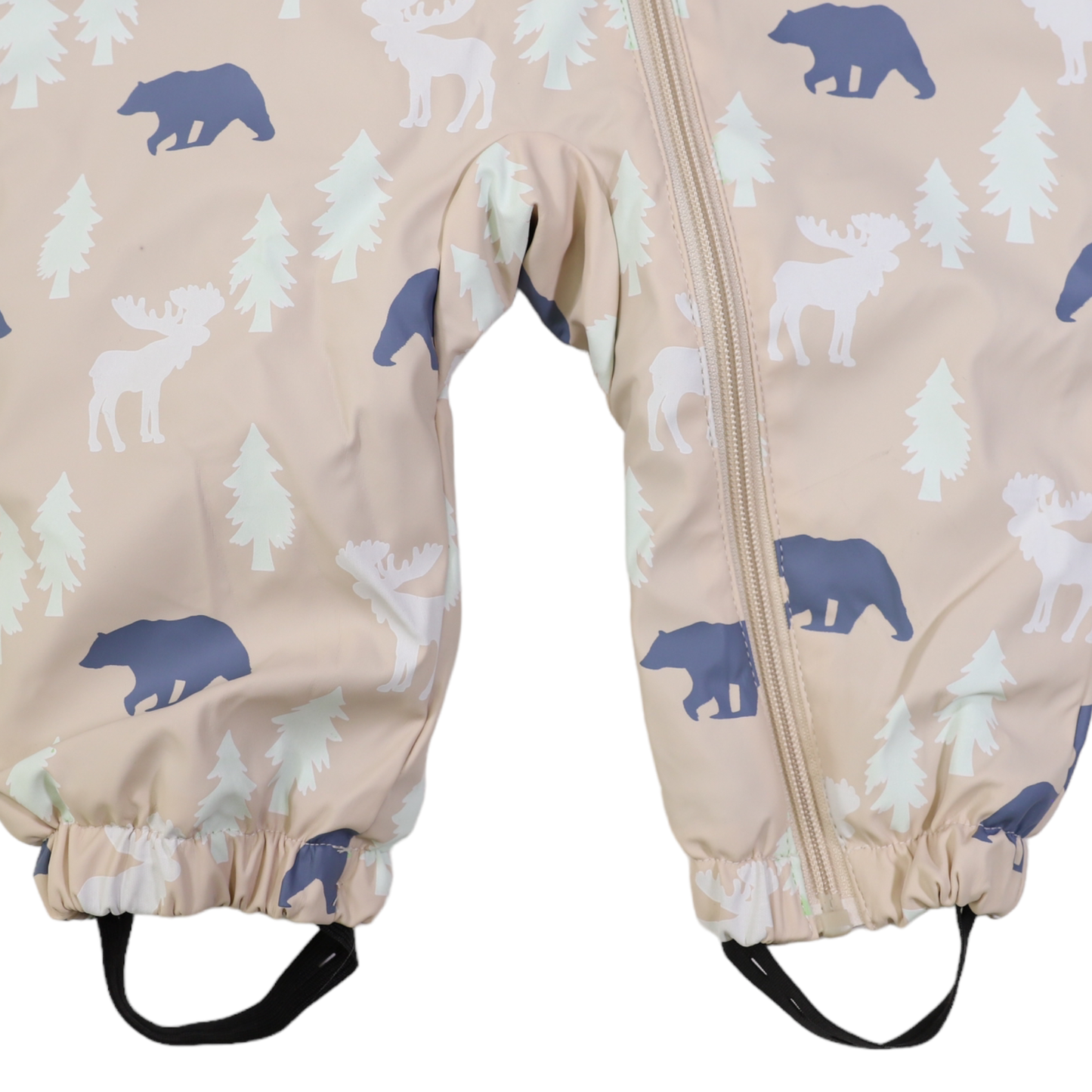 Bear Colour Change Sherpa Lined Zip Rain Suit Tapioca: Tapioca / 2-3Y
