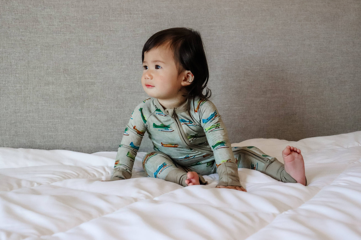 Zippered Romper | Puddle Jumper: Newborn