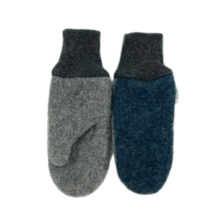 Kids wool mittens: 2-4 T / Moonstone