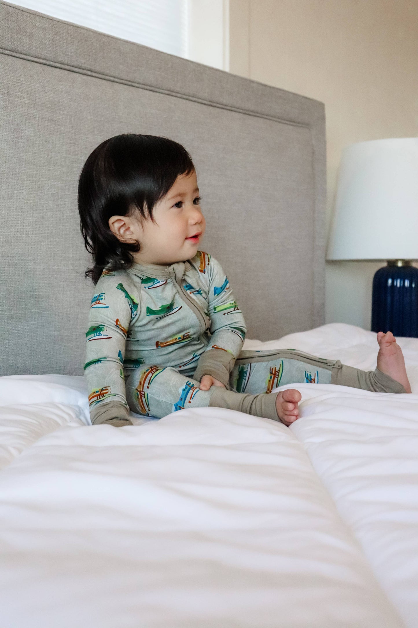 Zippered Romper | Puddle Jumper: 3-6m