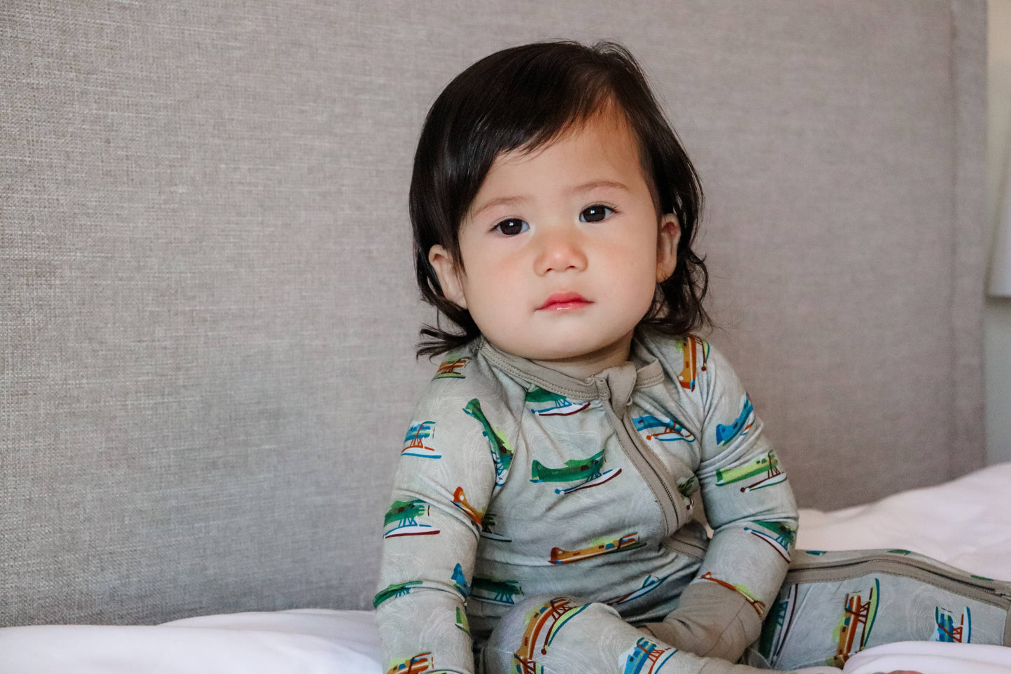 Zippered Romper | Puddle Jumper: 0-3m