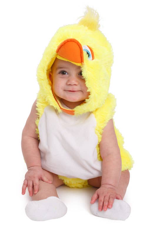 Yellow Baby Duck Costume: 0-6 Months