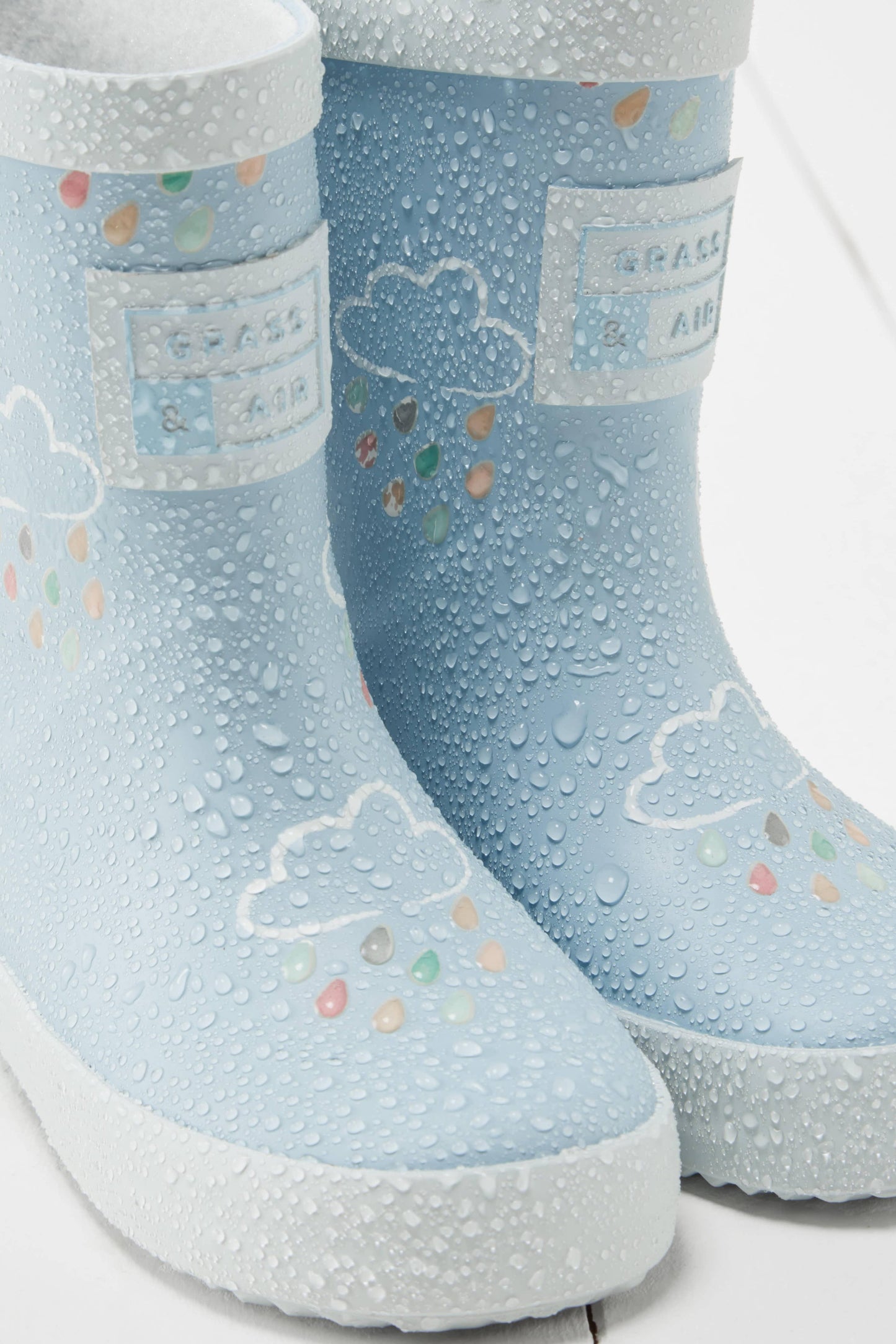 Little Kids Baby Blue Colour-Revealing Wellies: 4 infant