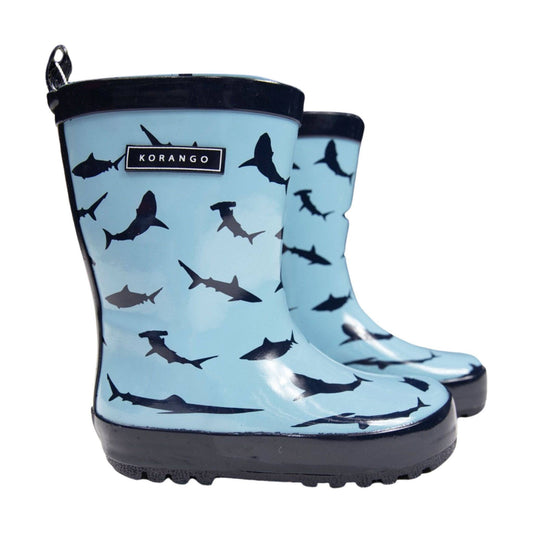 Shark Print Rain Boot: 20