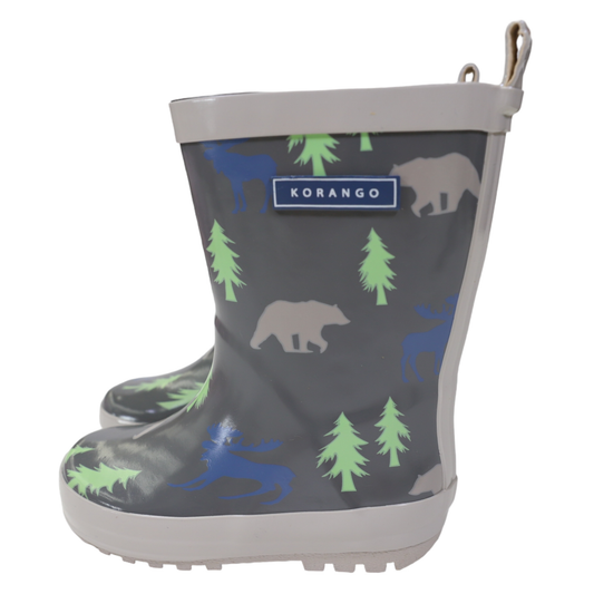 Bear Gumboot Charcoal: Charcoal / 20 (12-18M)