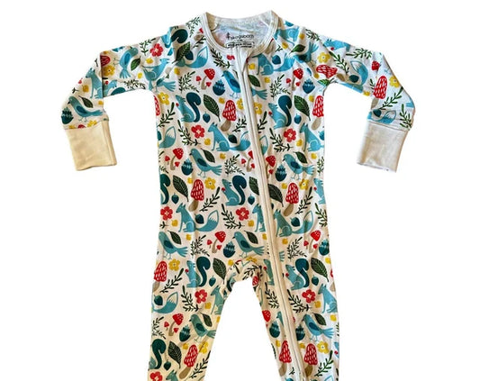Woodland Bamboo Infant and Toddler Pajamas