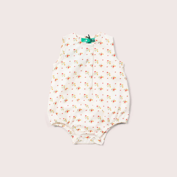 Spring Flowers Sleeveless Baby Bubble Bodysuit