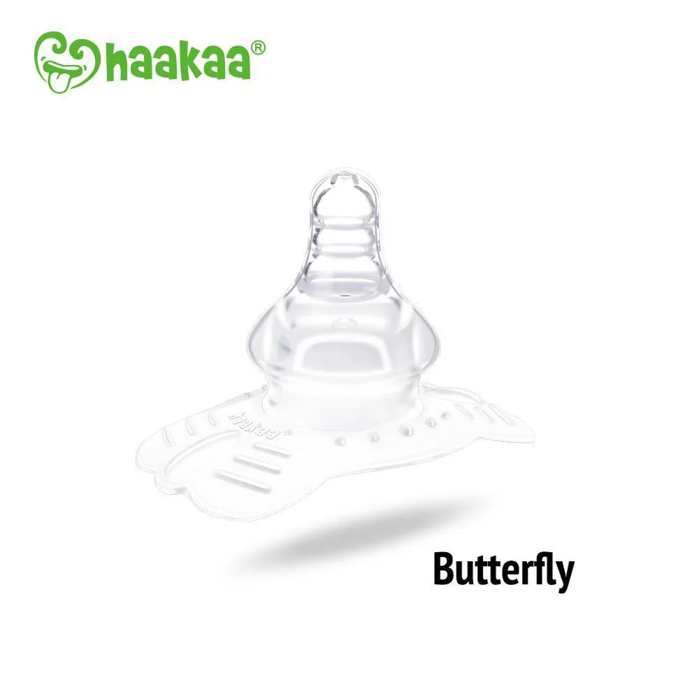 Haakaa Silicone Nipple Shields Butterfly Shape