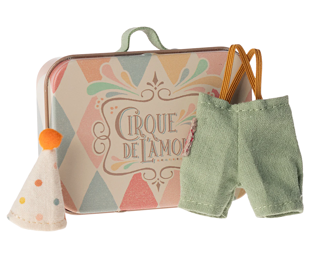 Clown Clothes in Suitcase