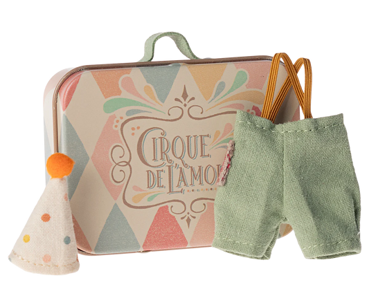 Clown Clothes in Suitcase