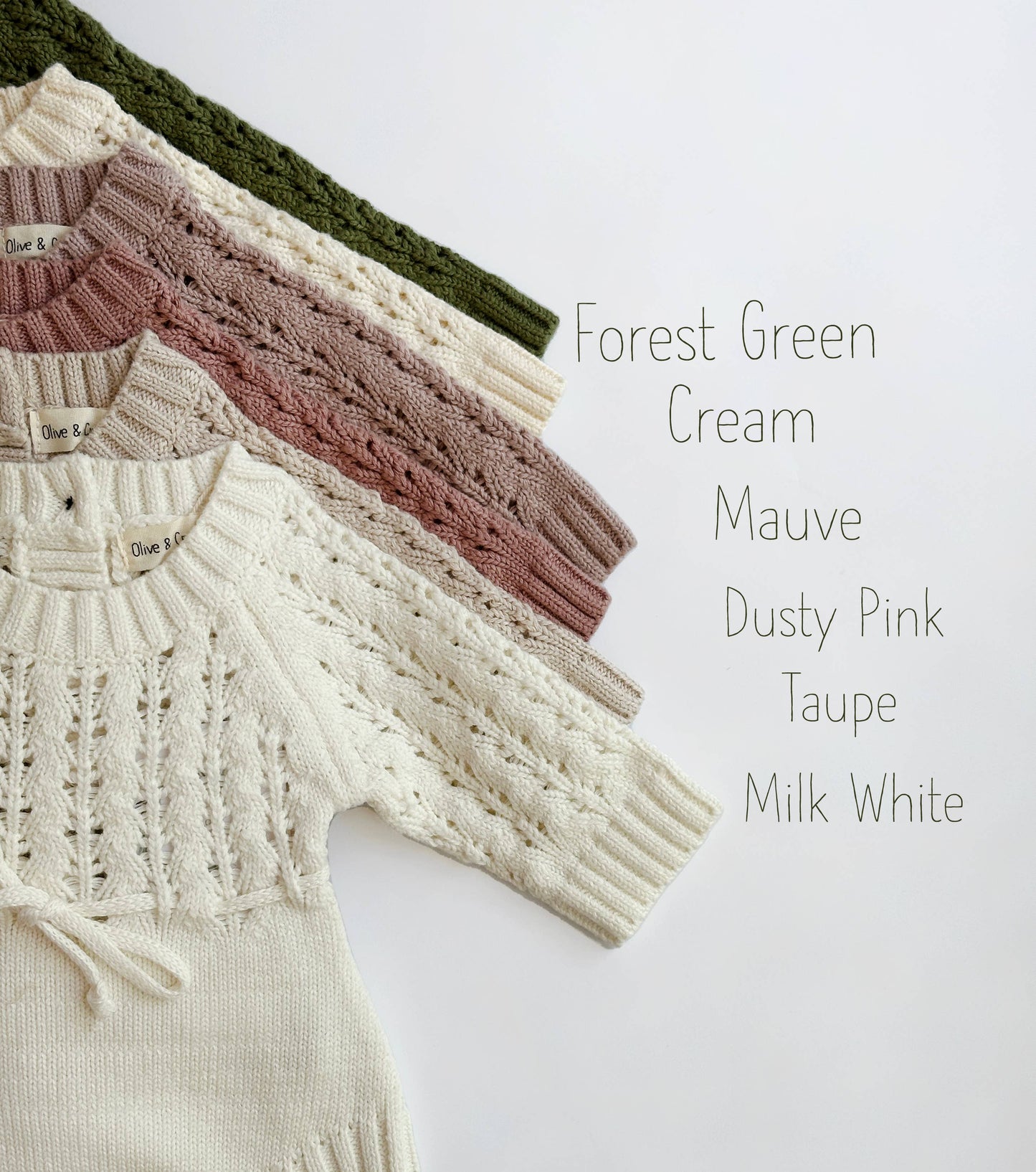 Zoya Cotton Sweater Romper Baby Outfit.: CREAM / 0-3M