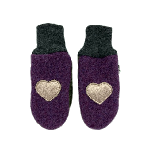 Kids wool mittens: 2-4 T / Moonstone