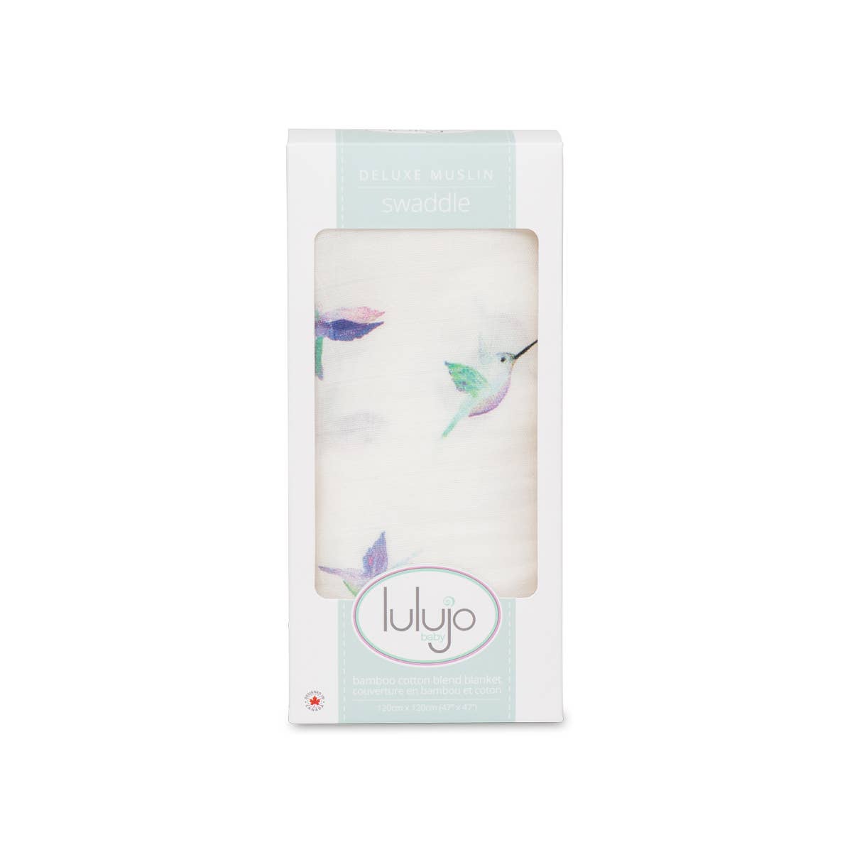 Deluxe Bamboo Swaddle - Hummingbird
