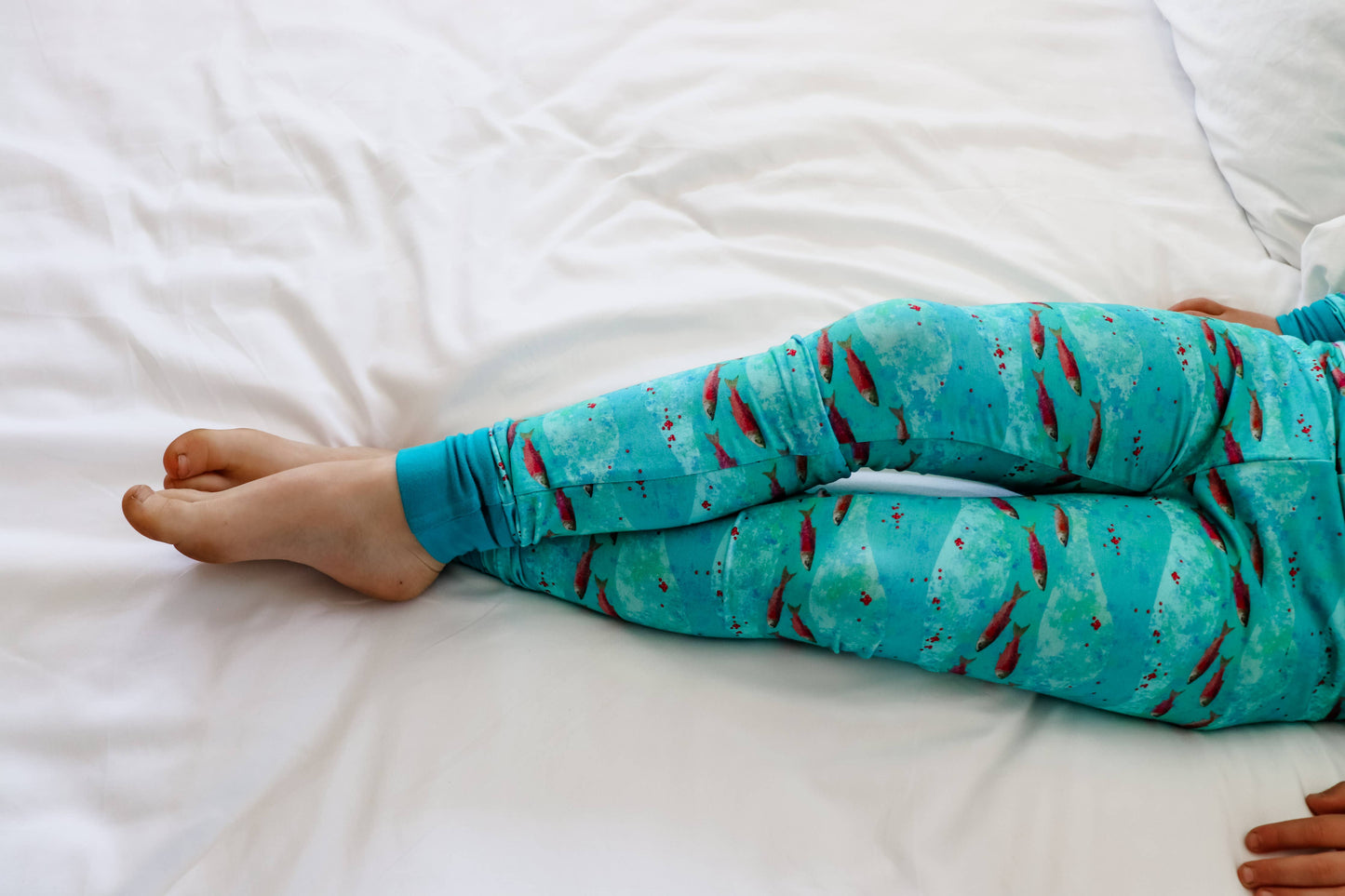 Long Sleeve Pajama Set by Little Alaskan | Kenai River Red: 2t