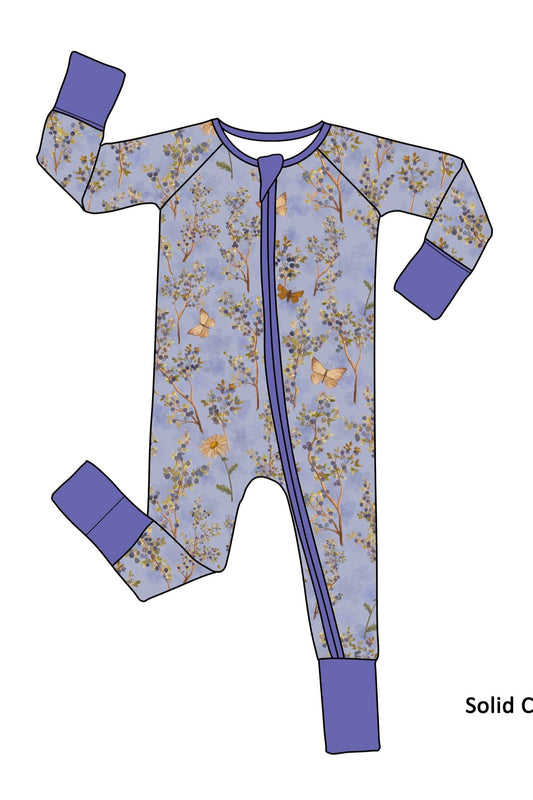 Zippered Romper by Little Alaskan | Bleub: 0-3m