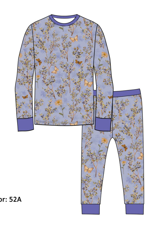 Long Sleeve Pajama Set by Little Alaskan | Bleub: 2t