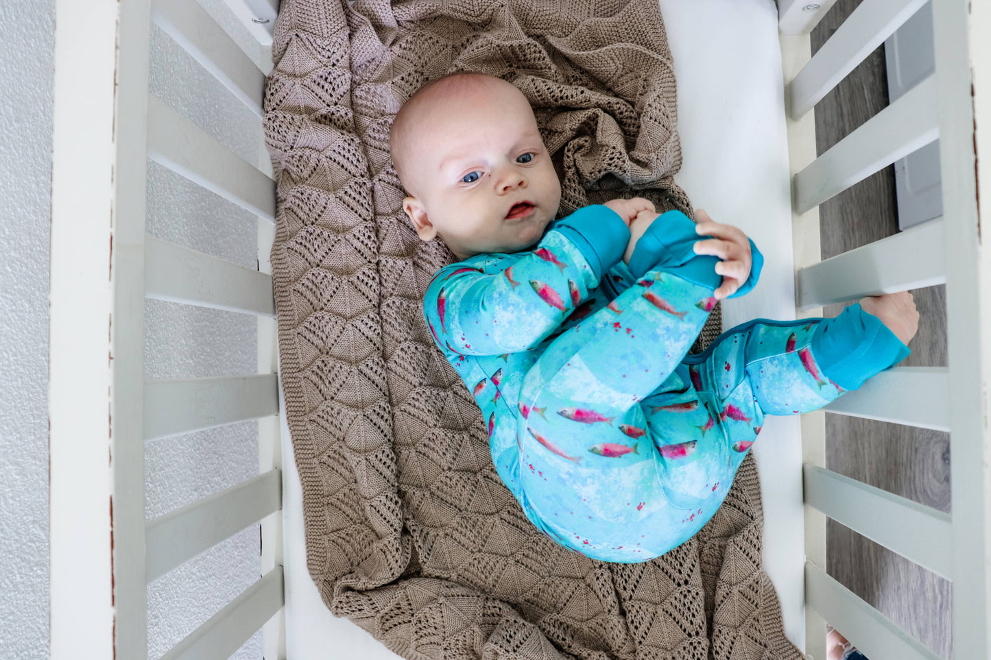 Zippered Romper by Little Alaskan | Kenai River Red: Newborn