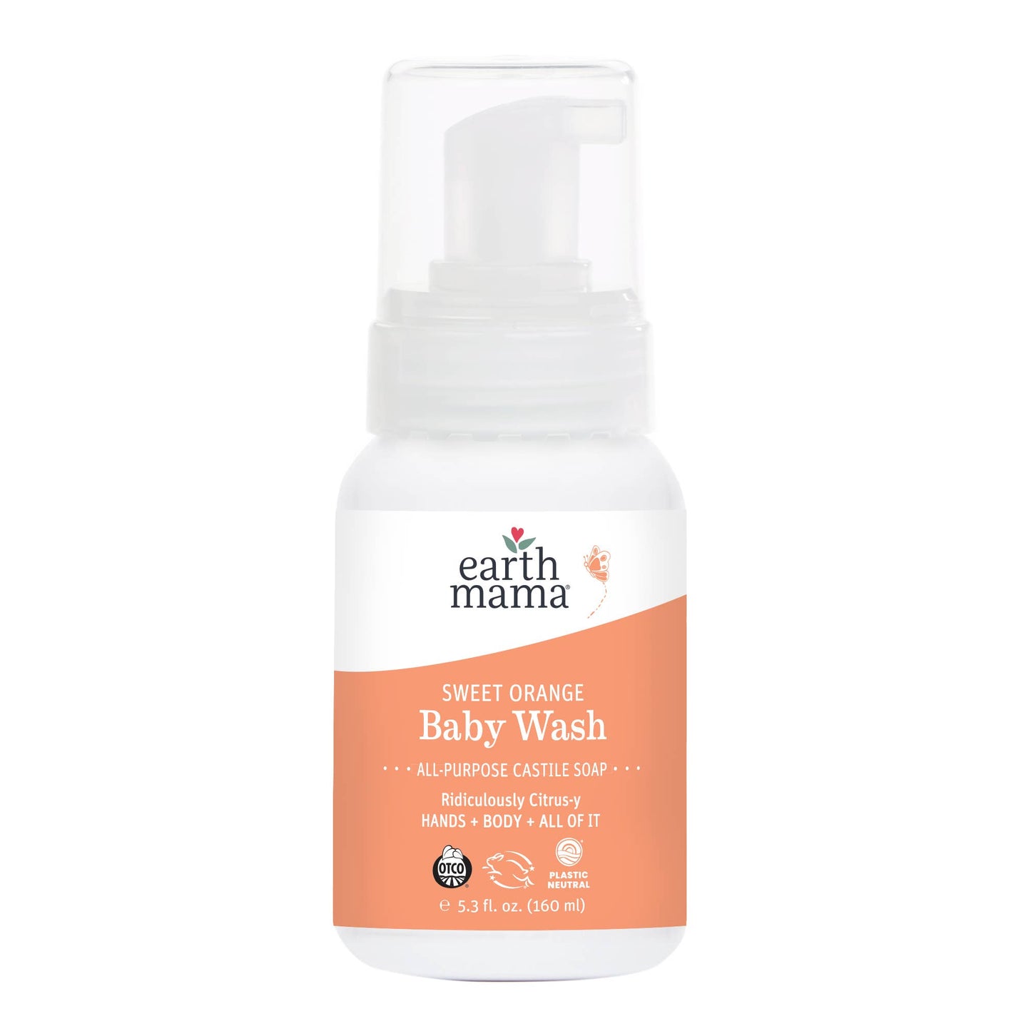 Sweet Orange Baby Wash: 5.3 fl. oz. (160 ml)