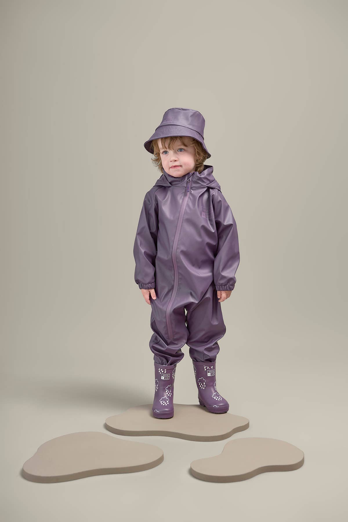 Amethyst Purple Kids  Puddlesuit: 18/24 months