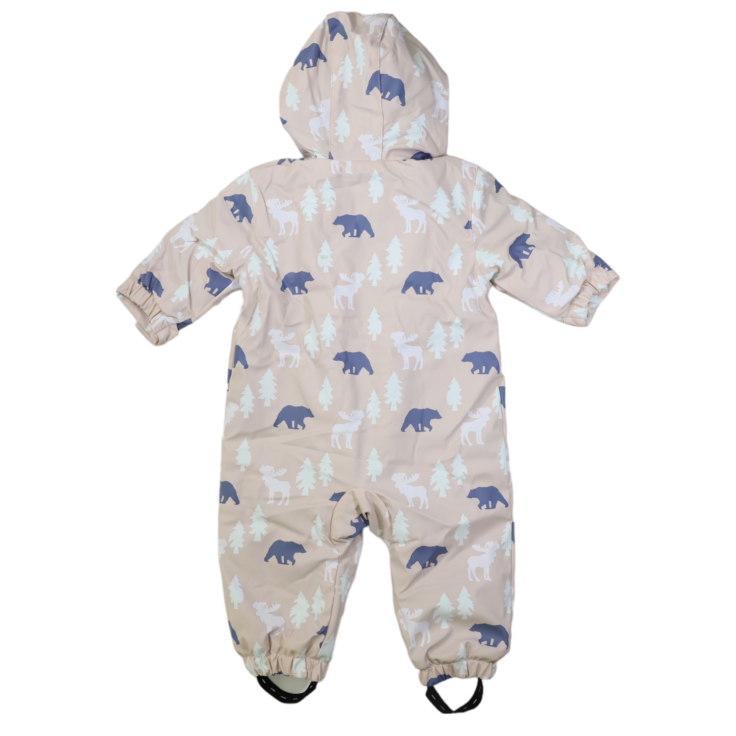 Bear Colour Change Sherpa Lined Zip Rain Suit Tapioca: Tapioca / 2-3Y
