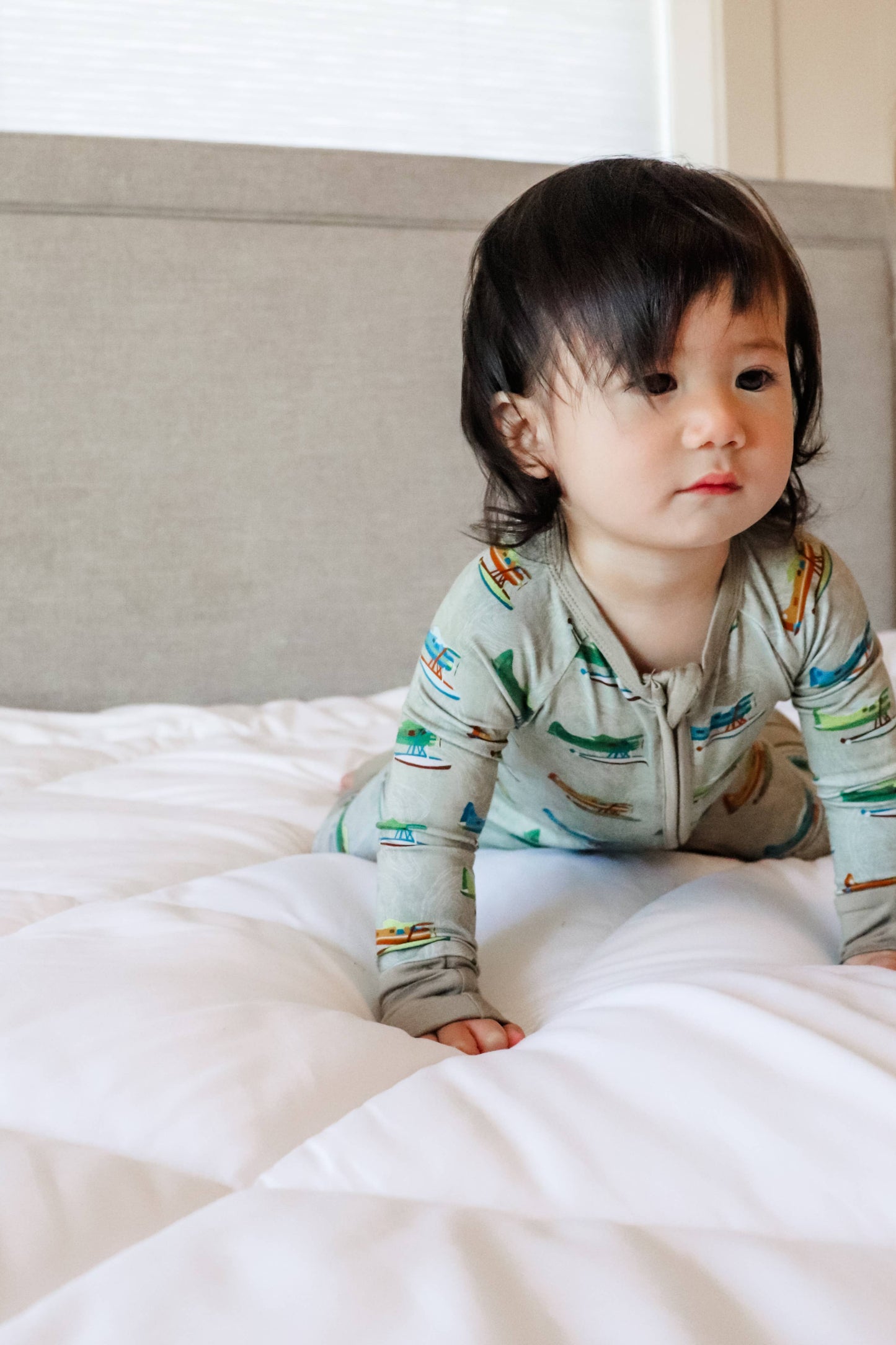 Zippered Romper | Puddle Jumper: Newborn