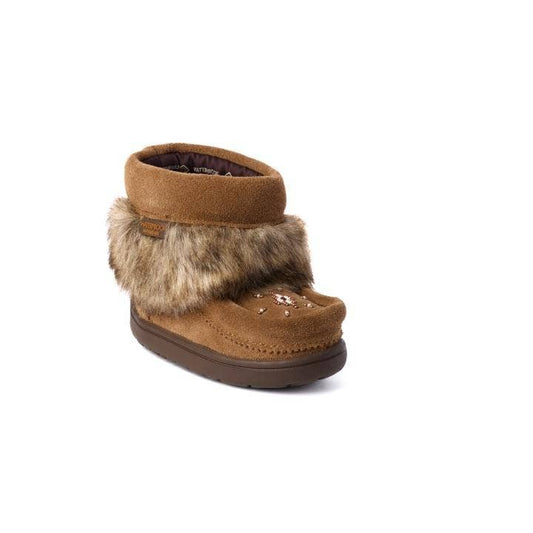 Waterproof Faux Fur Kids Snowy Owlet: Oak / Toddler 8