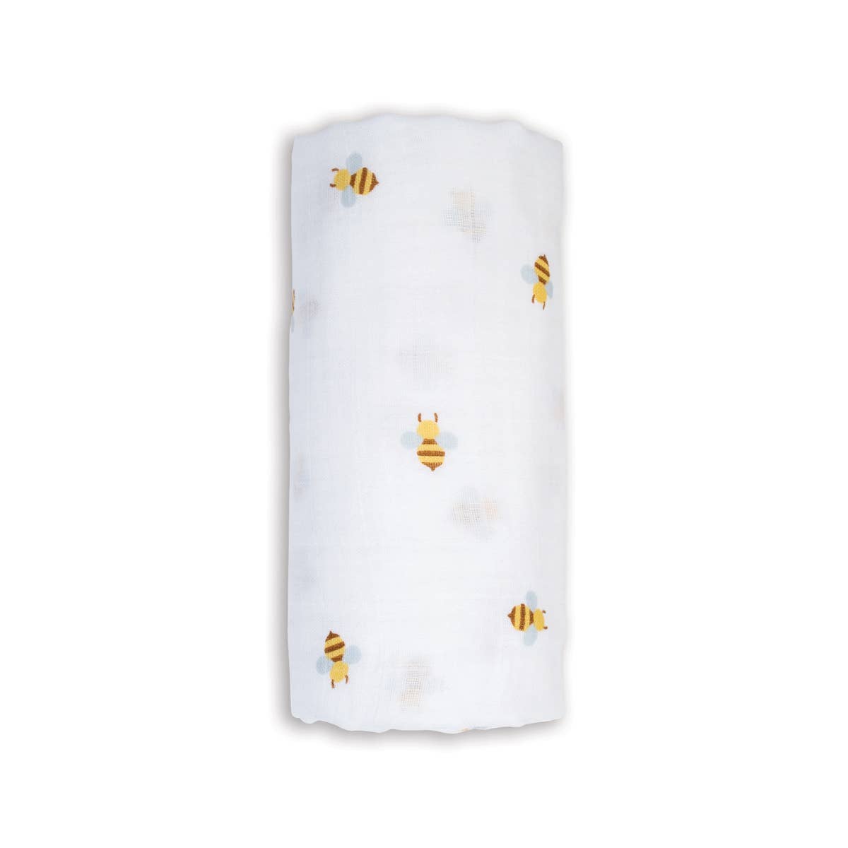 Muslin Cotton Swaddle Blanket - Large - Bees