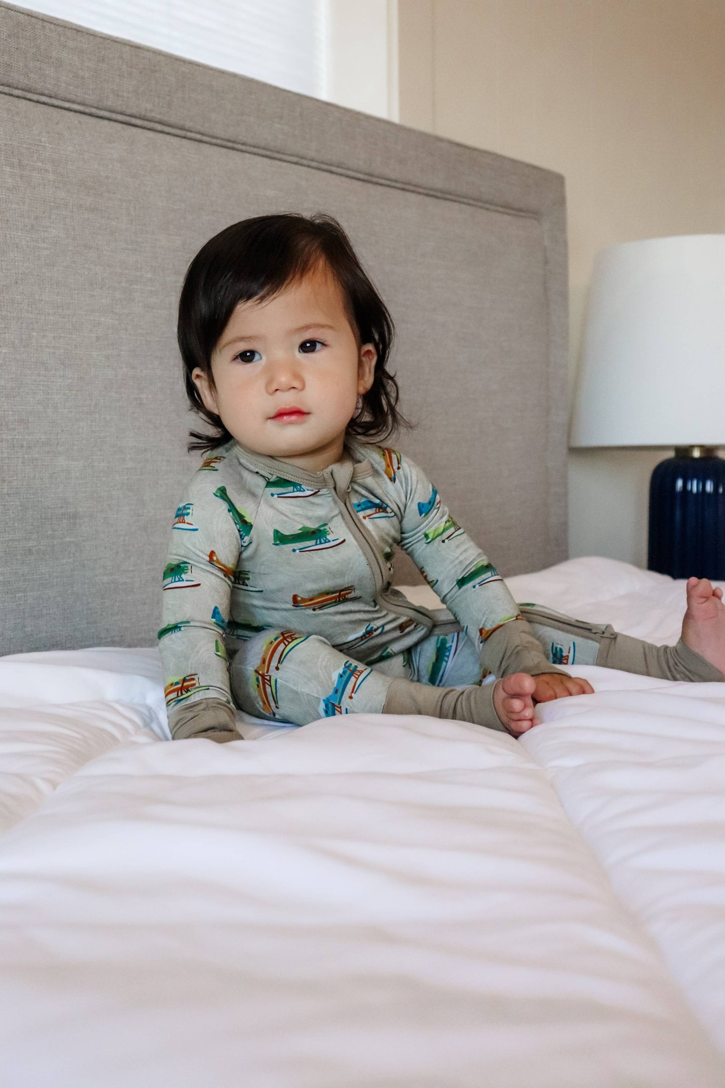 Zippered Romper | Puddle Jumper: 0-3m