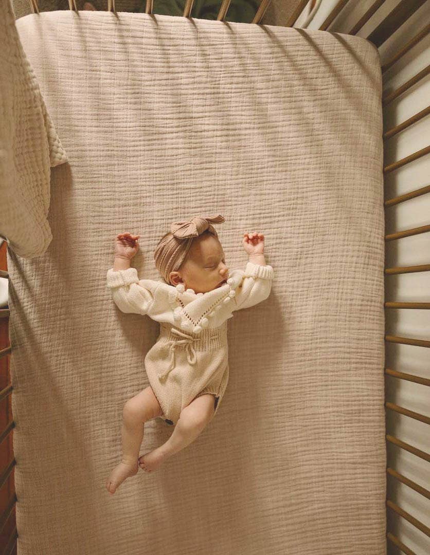 Baby Girl HEART Sweater Romper Knit Outfit| combo options: Romper w/ Bow + Socks / NB (NEW BORN)