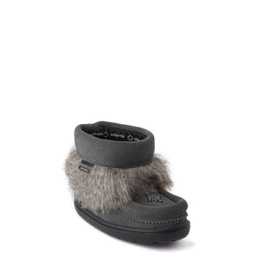 Waterproof Faux Fur Kids Snowy Owlet: Charcoal / Toddler 7
